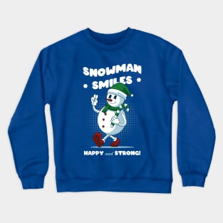 Cute Snowman Crewneck Sweatshirt